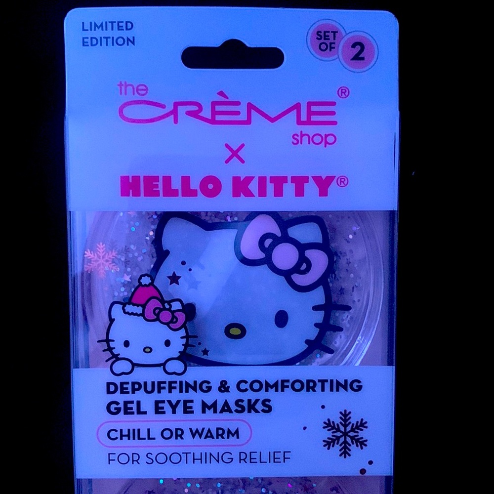 Hello kitty x crème Depuffing Gel eye masks💖